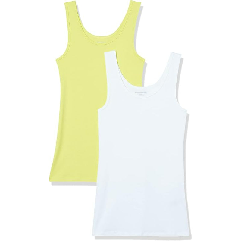 Set of 2 Slim Fit Tank Tops-Secret Slim Wear