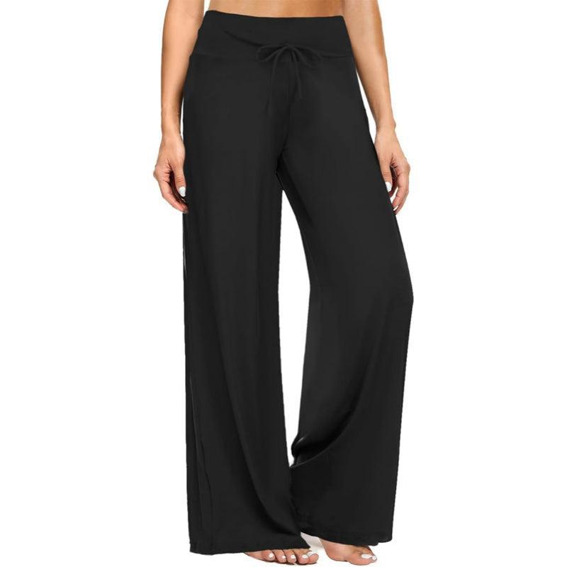 Drawstring Casual Pajama Pants with Adjustable Waistband-Secret Slim Wear