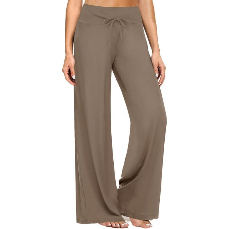 Drawstring Casual Pajama Pants with Adjustable Waistband-Secret Slim Wear