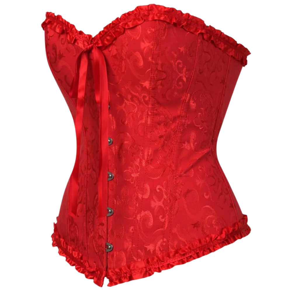 Vintage Floral Corset Bustier Top