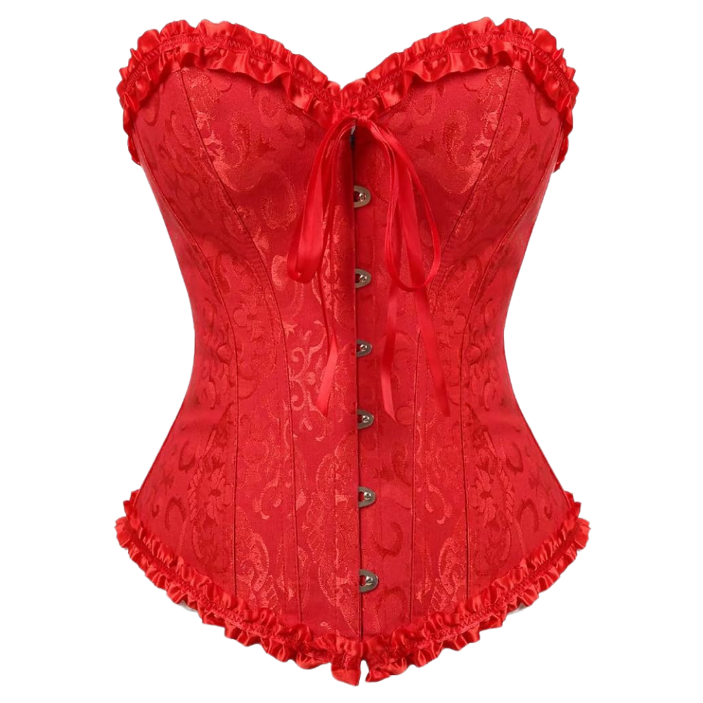 Vintage Floral Corset Bustier Top