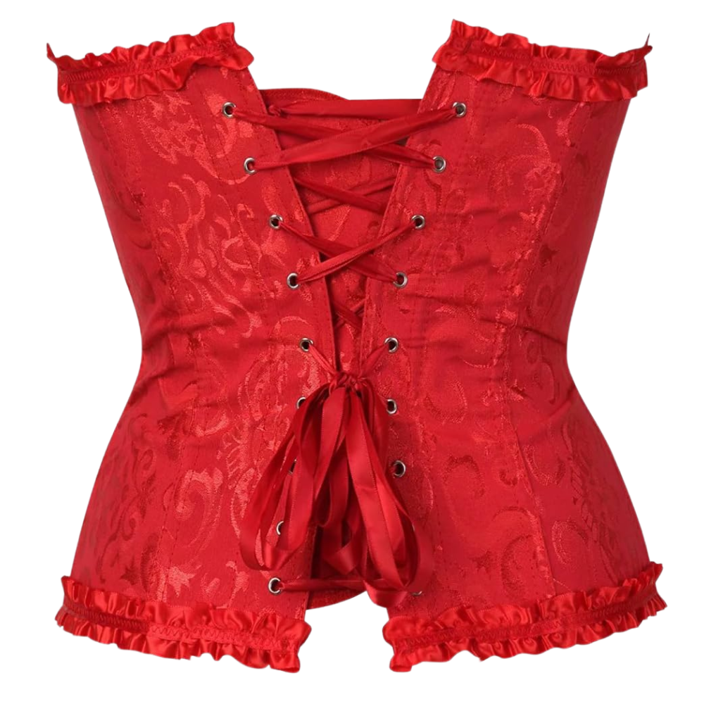 Vintage Floral Corset Bustier Top