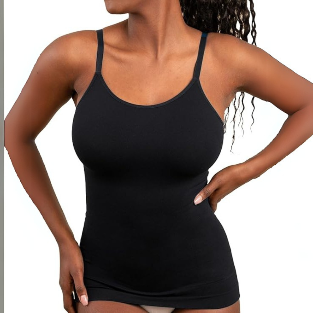 Shaping Camisole Seamless Tank with adjustable strap-Secret Slim Wear