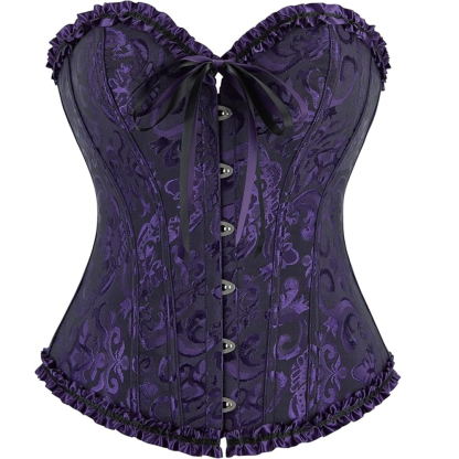 Fashion Lace Up Overbust Corset Top for Women