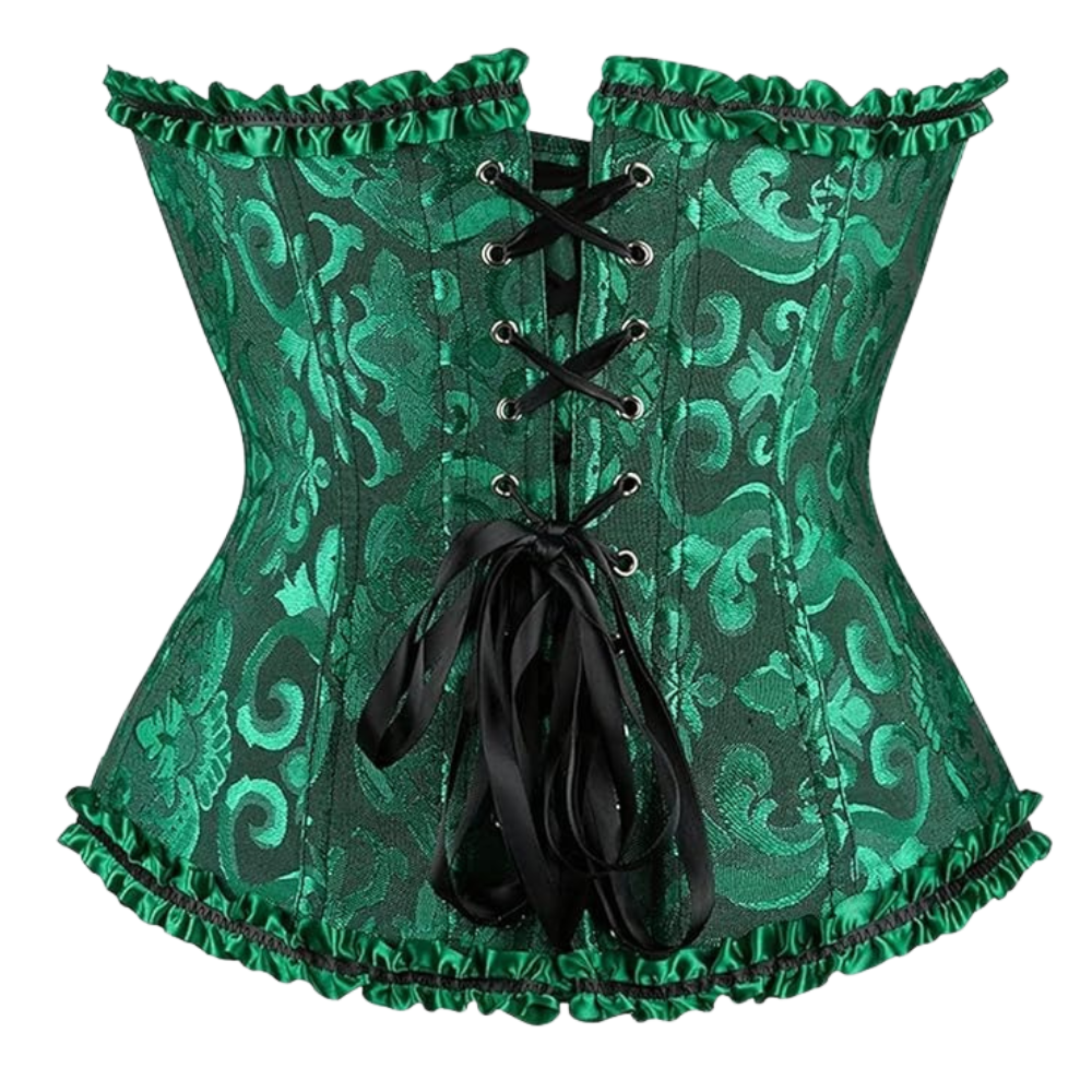 Floral Trim Shapewear Corset Top For Women