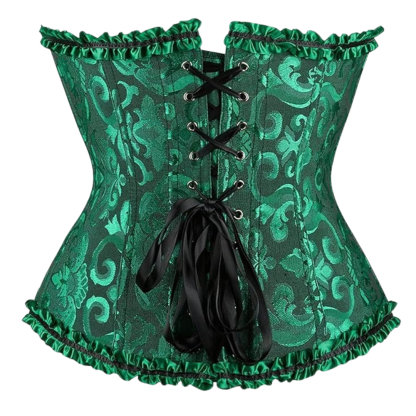 Floral Trim Shapewear Corset Top For Women