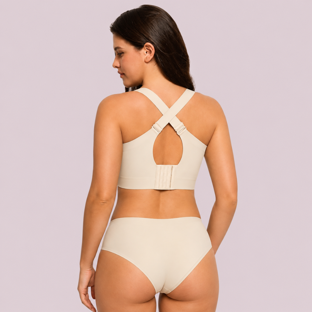 Jelly Full Coverage No Underwire Push Up Bra Plus Size For Women
