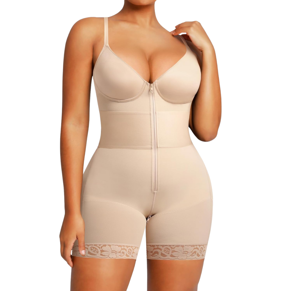 Women Deep Plunge Butt Lifting Shaping Bodysuit-Secret Slim Wear