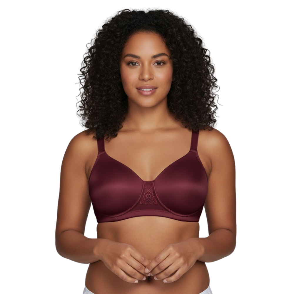 Back Smoothing Support Bra for Women with Lightly Lined Cups and Flexible Fit