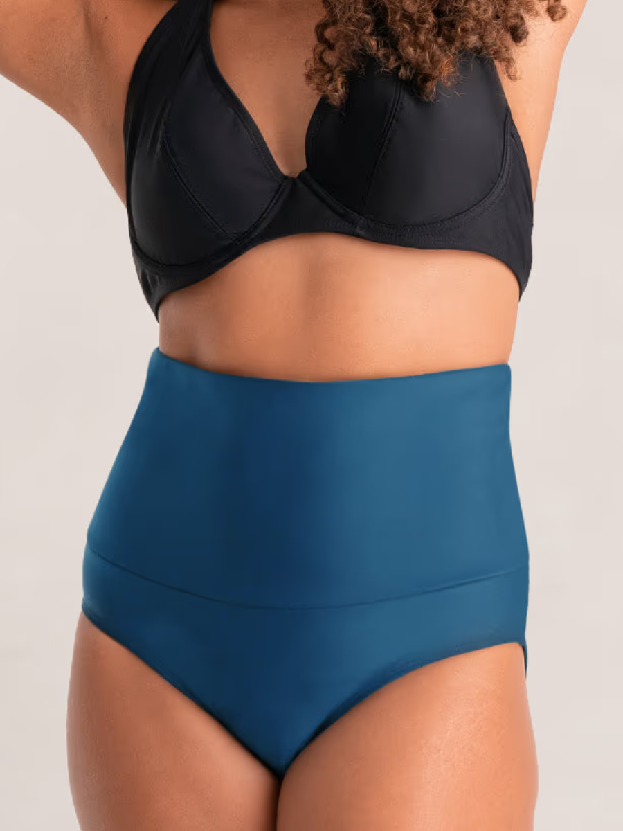 Women Swim Essentials High Waisted Control Bikini Bottom-Secret Slim Wear