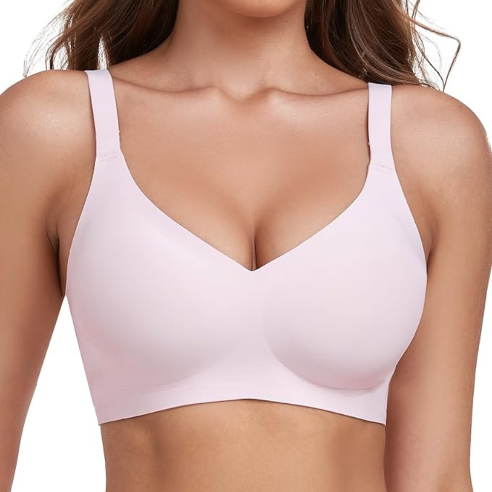 Wireless Seamless Support Bra with full coverage and adjustable straps-Secret Slim Wear