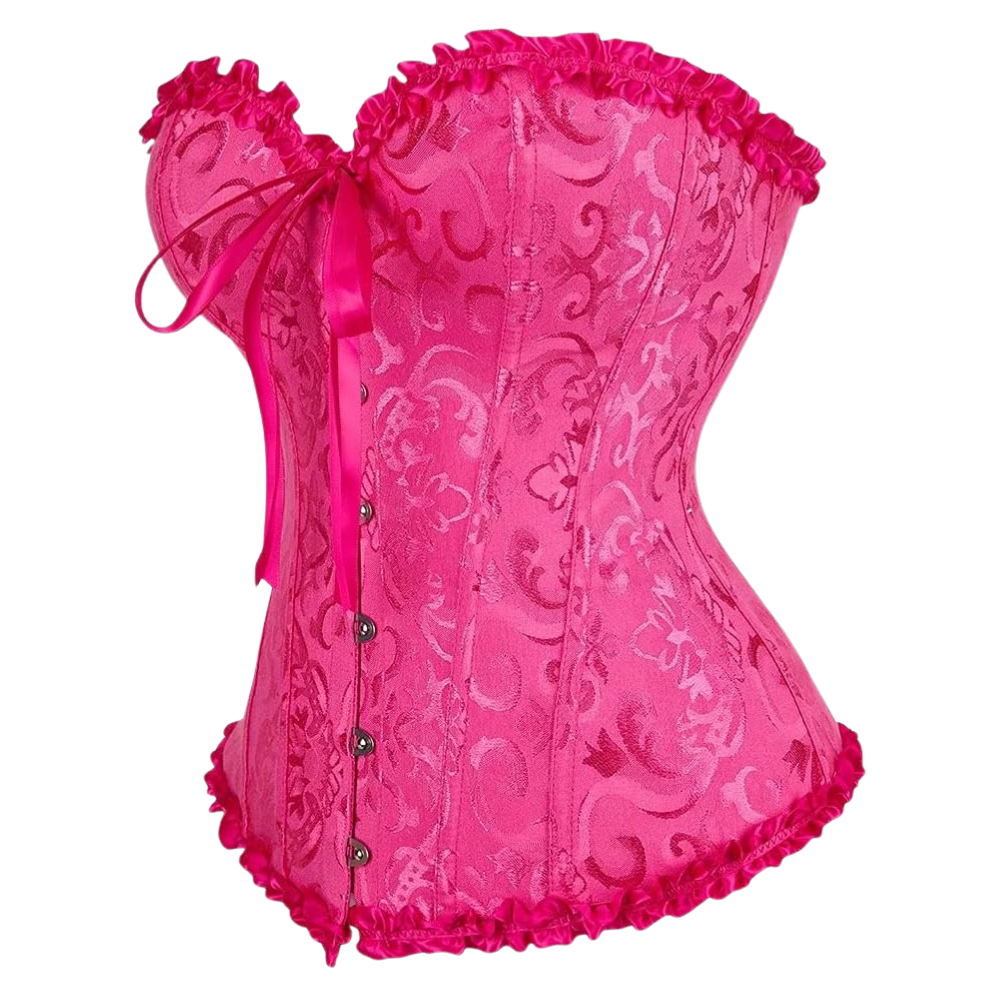 Vintage Floral Corset Bustier Top