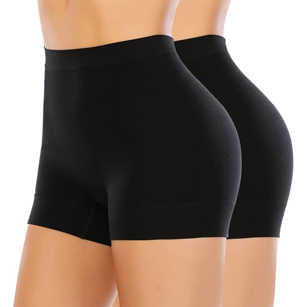2 Pairs Seamless Compression Shaping Shorts-Secret Slim Wear