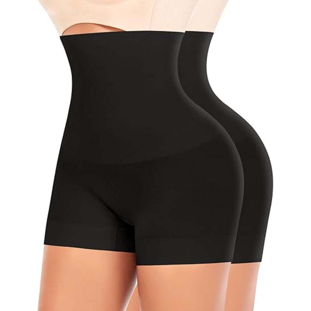 2 Pairs Seamless Compression Shaping Shorts-Secret Slim Wear