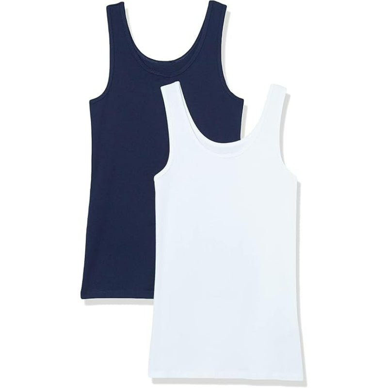 Set of 2 Slim Fit Tank Tops-Secret Slim Wear