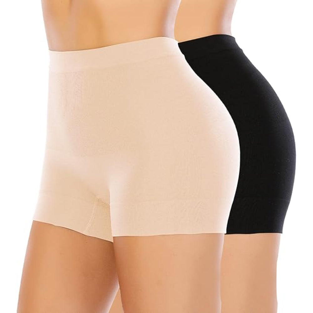 2 Pairs Seamless Compression Shaping Shorts-Secret Slim Wear