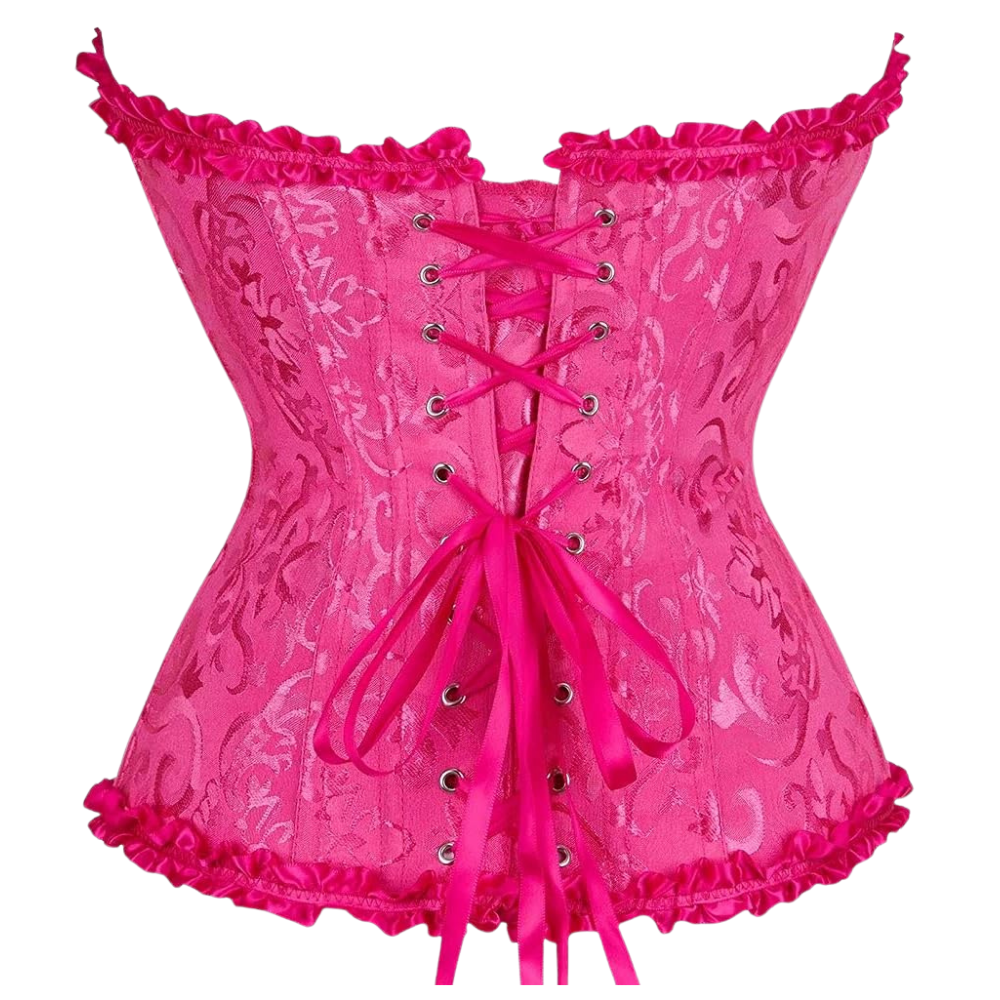 Vintage Floral Corset Bustier Top