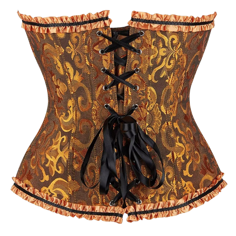 Vintage Floral Corset Bustier Top