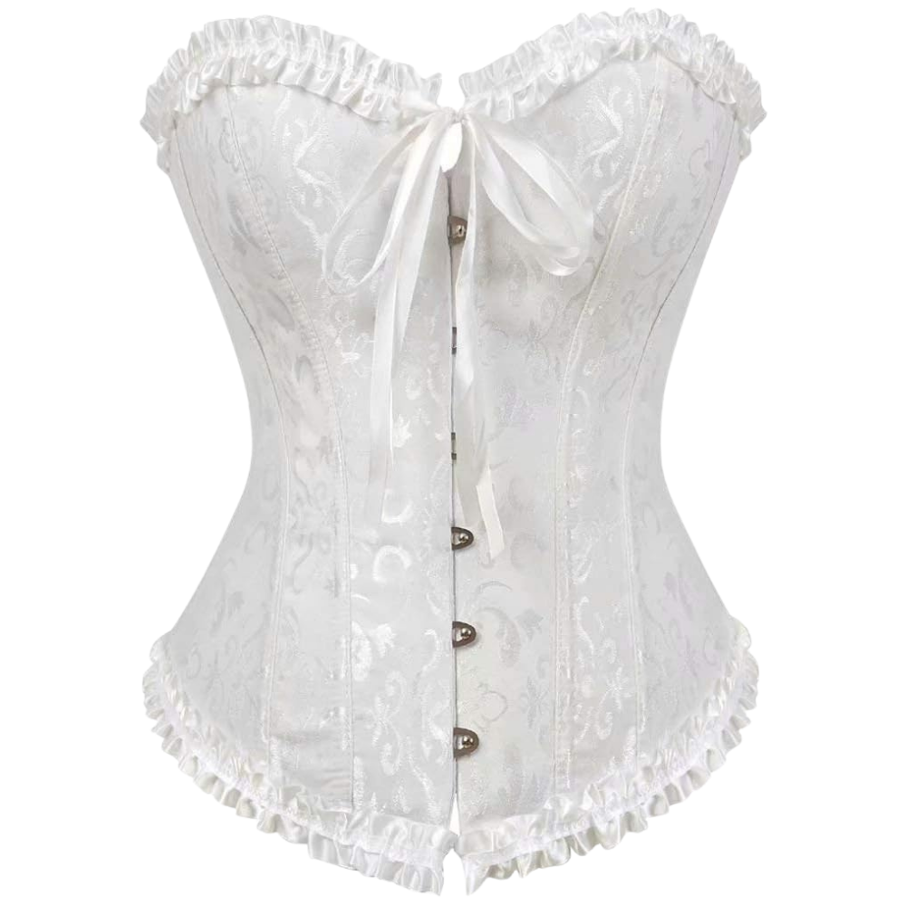 Vintage Floral Corset Bustier Top