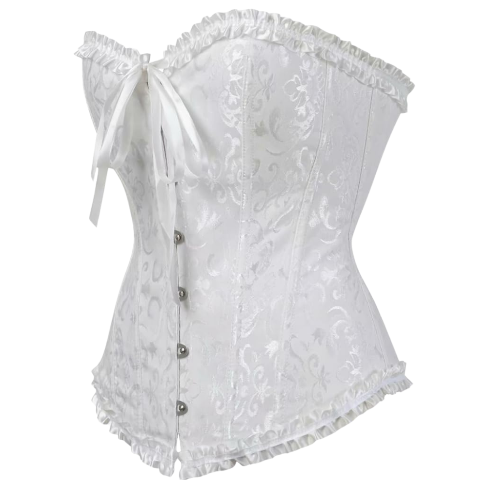 Vintage Floral Corset Bustier Top