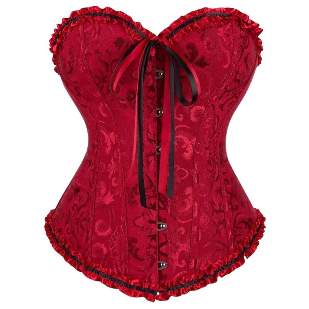 Vintage Floral Corset Bustier Top