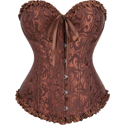 Fashion Lace Up Overbust Corset Top for Women