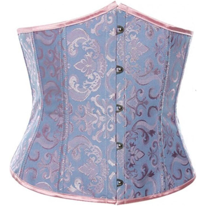 Brocade Underbust Boned Corset Belt For Women