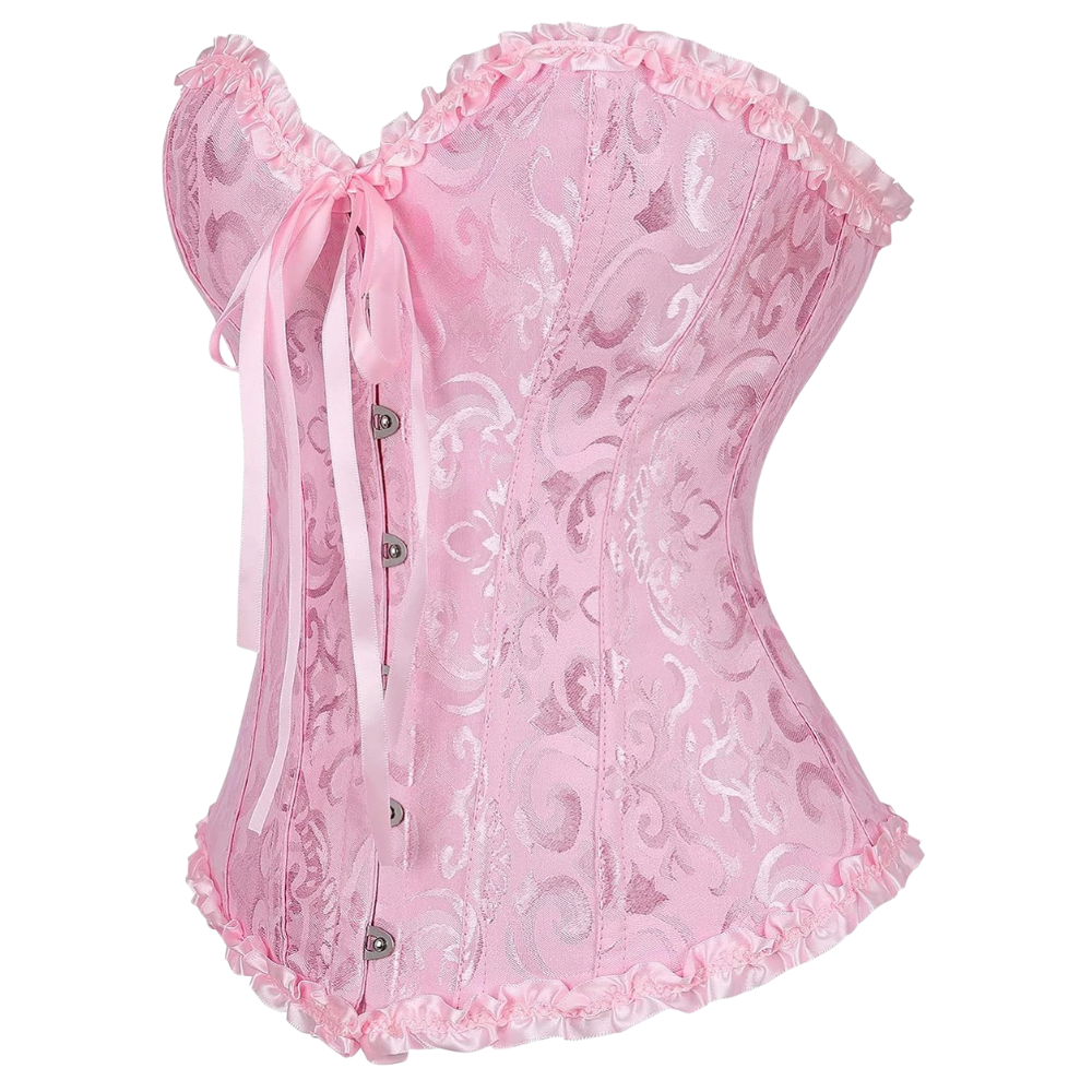 Vintage Floral Corset Bustier Top