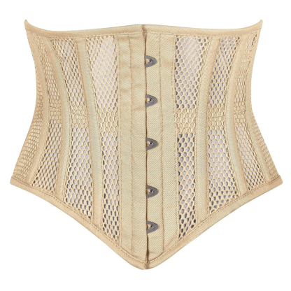 Heavy Duty Steel Boned Underbust Mesh Corset Cincher