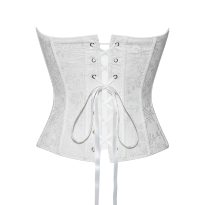Lace Up Strapless Corset Top For Women