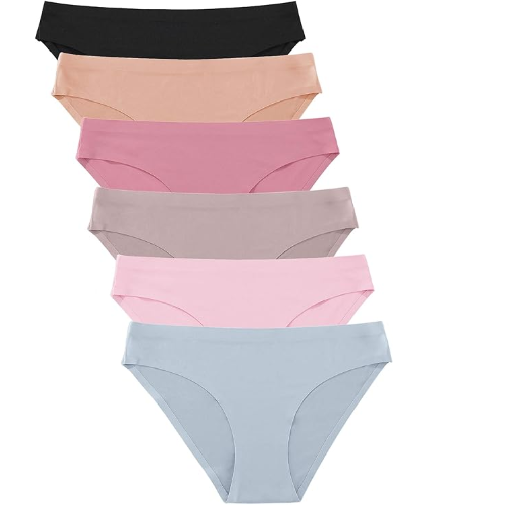 Seamless No Show Hipster Panties With Stretch Fit For Womens 
