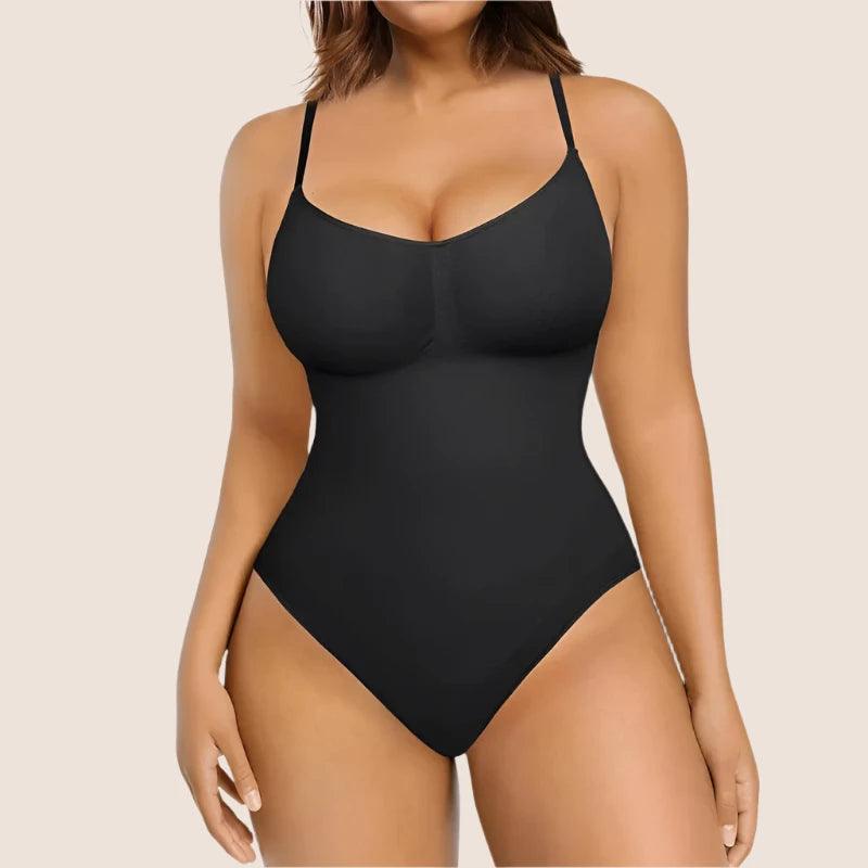 Comfy Adjustable Strap Bodysuit – Perfect Fit and Support-Secret Slim Wear
