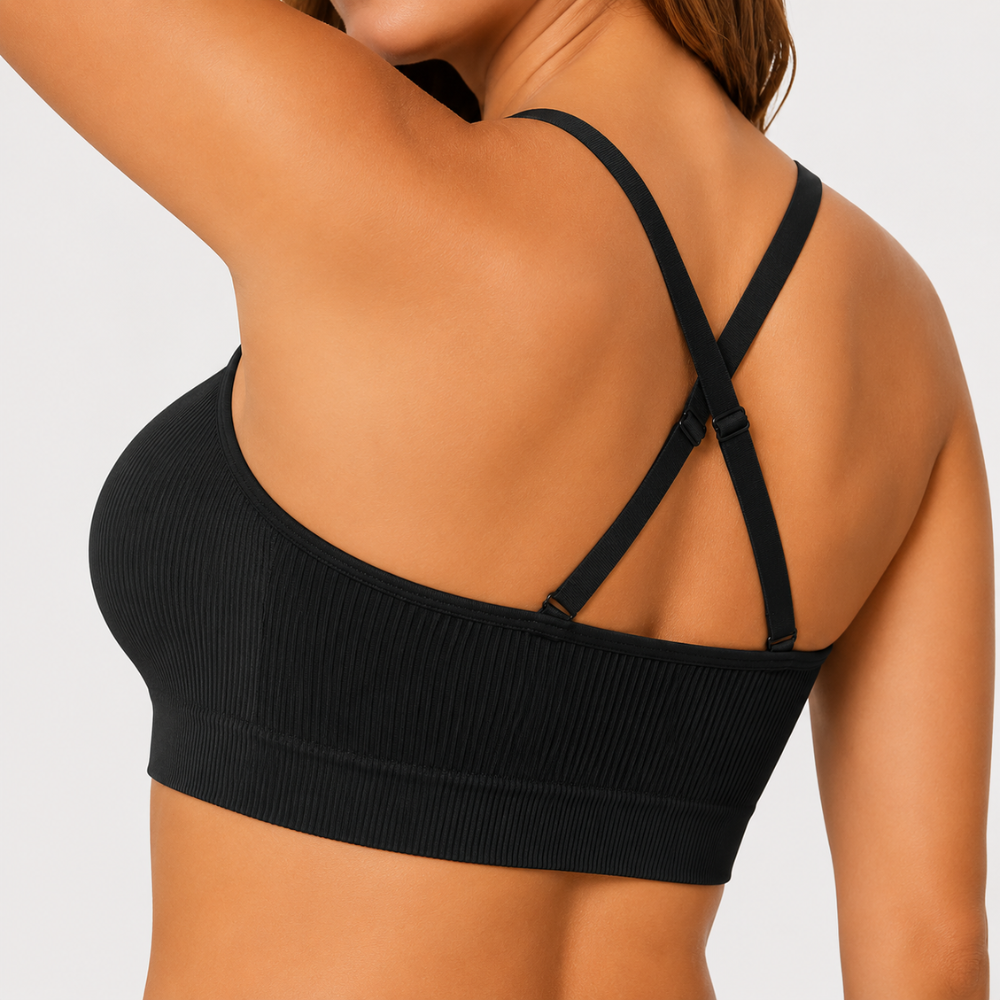 Strapless Non Slip Wireless Push Up Bandeau Bra For Women