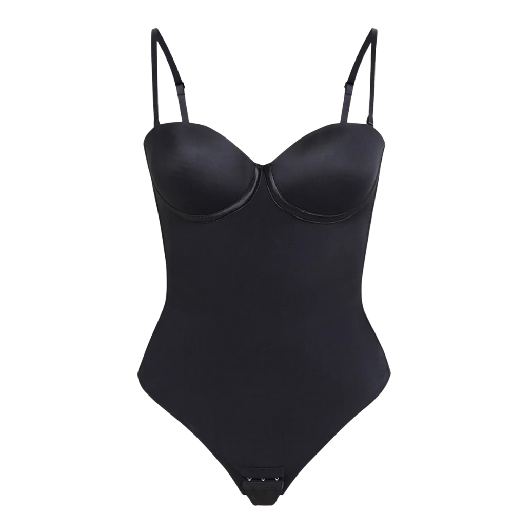 Strapless Formwear Corset Style One Piece Evening Outfit