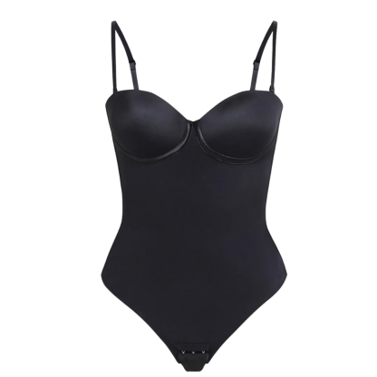 Strapless Formwear Corset Style One Piece Evening Outfit