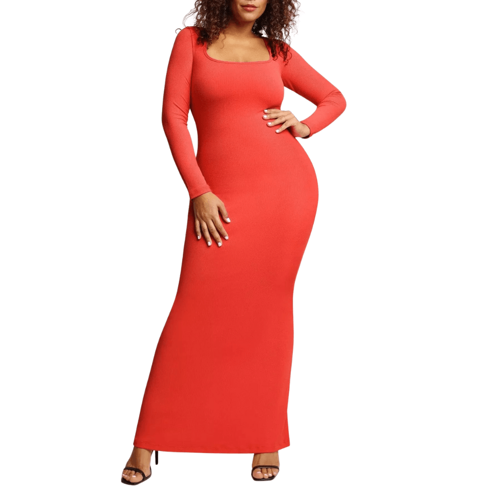 Built-In Shapewear Modal Dress – All-Day Comfort and Hourglass Shape-Secret Slim Wear