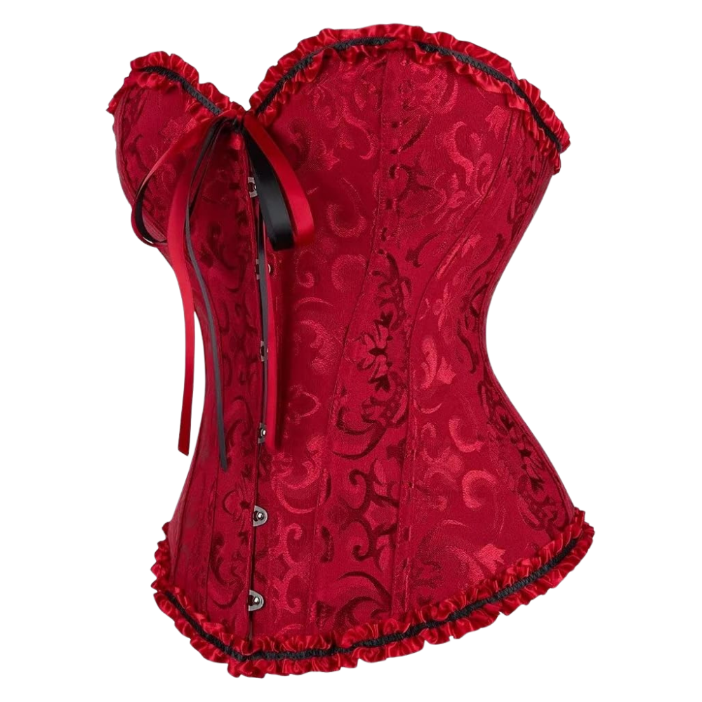 Vintage Floral Corset Bustier Top