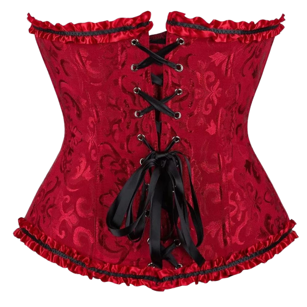 Vintage Floral Corset Bustier Top