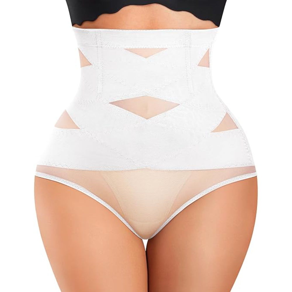 High Waist Compression Shorts-Secret Slim Wear