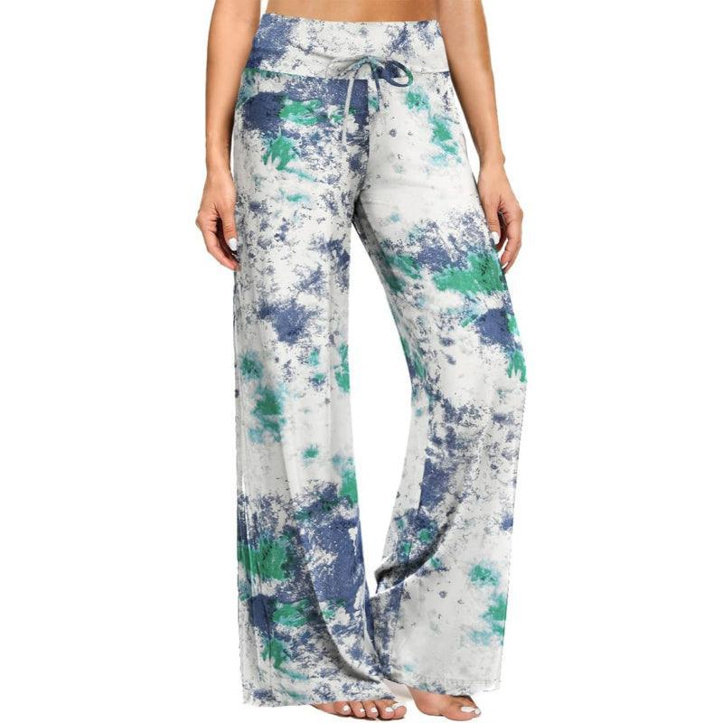 Leopard Print Pajama Pants-Secret Slim Wear