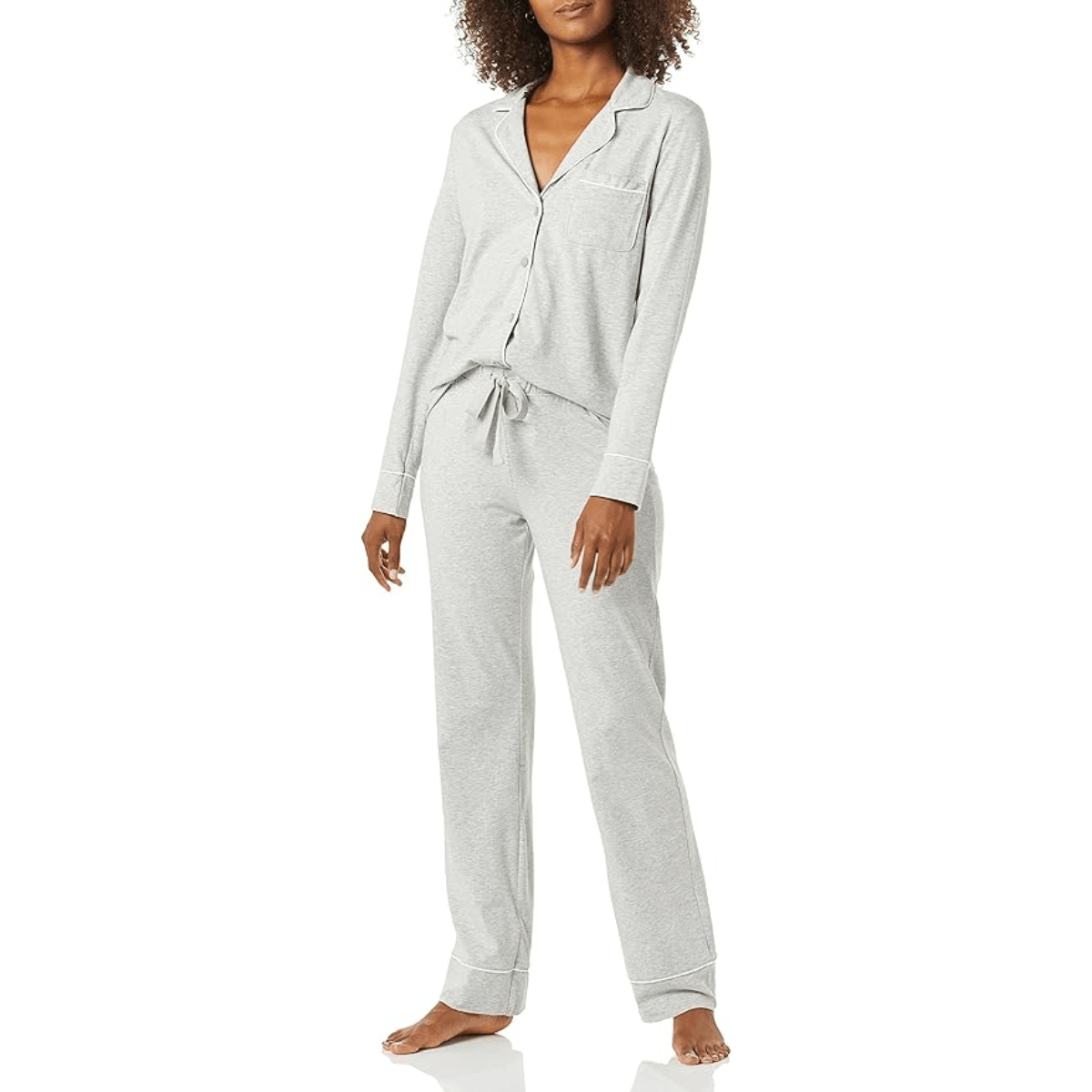Long Sleeve Pajama Set – Comfortable Sleepwear for All-Day Relaxation-Secret Slim Wear