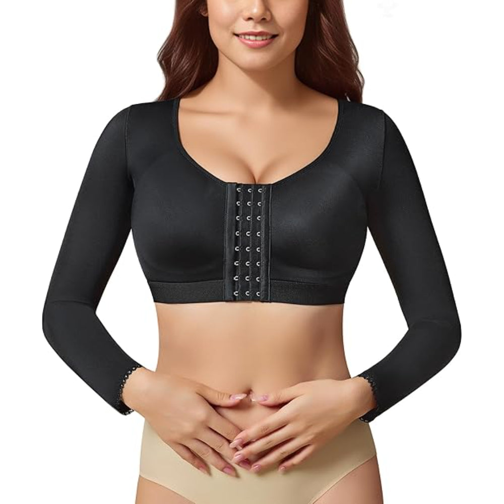 Front Closure Shapewear for Seamless Compression  and Flexible Support-Secret Slim Wear