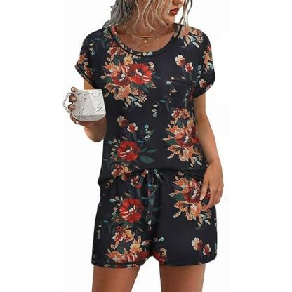 Contrast Piping Pajama Set – Comfortable and Stylish Pajama Set-Secret Slim Wear