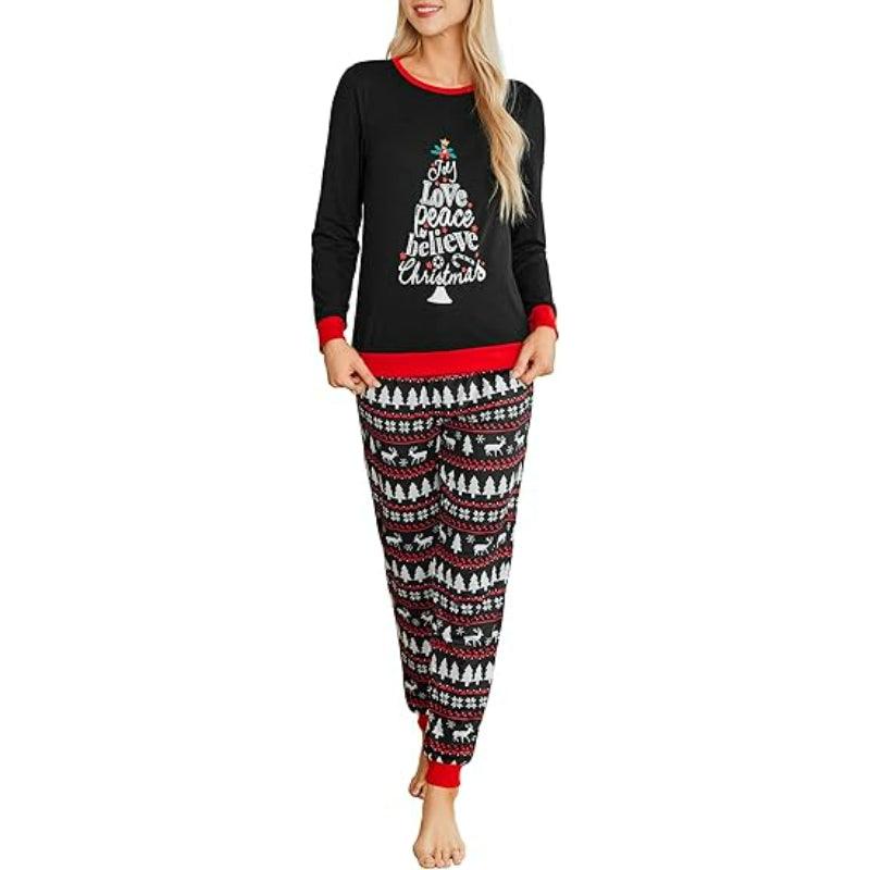 Printed Long Sleep Set-Secret Slim Wear