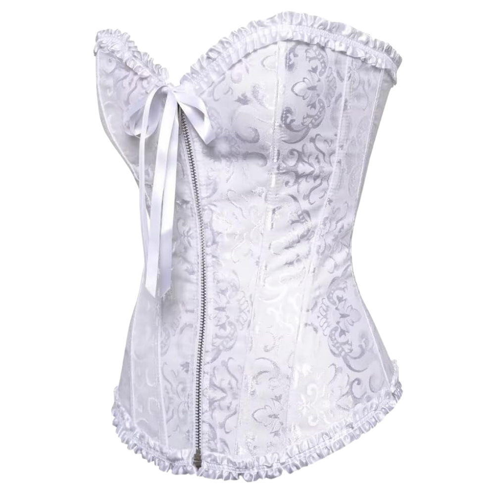 Vintage Floral Corset Bustier Top