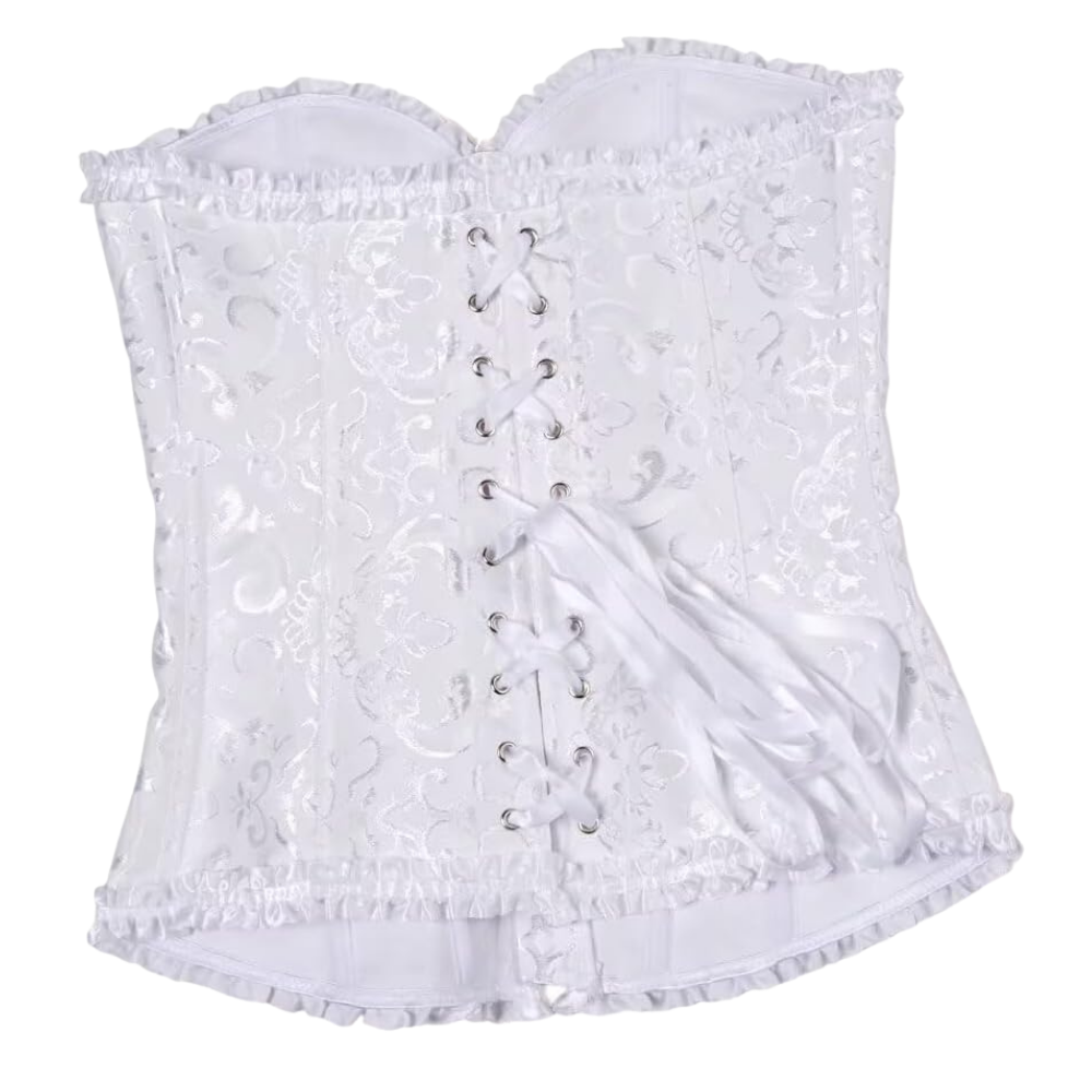 Vintage Floral Corset Bustier Top