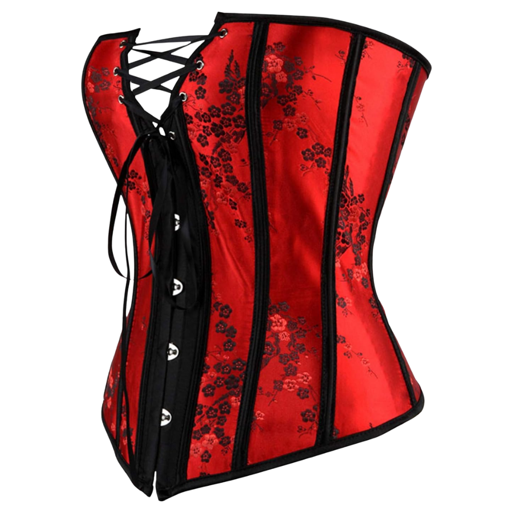 Vintage Floral Corset Bustier Top