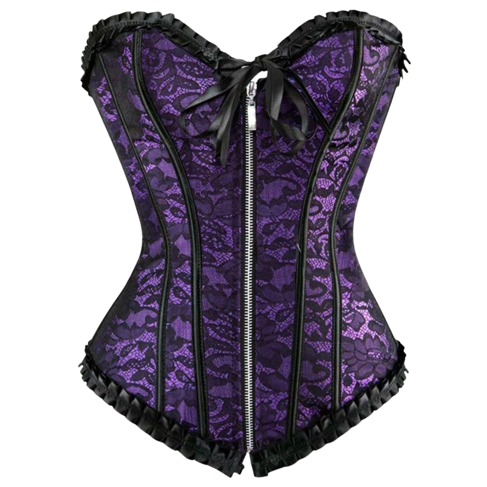 Vintage Floral Corset Bustier Top