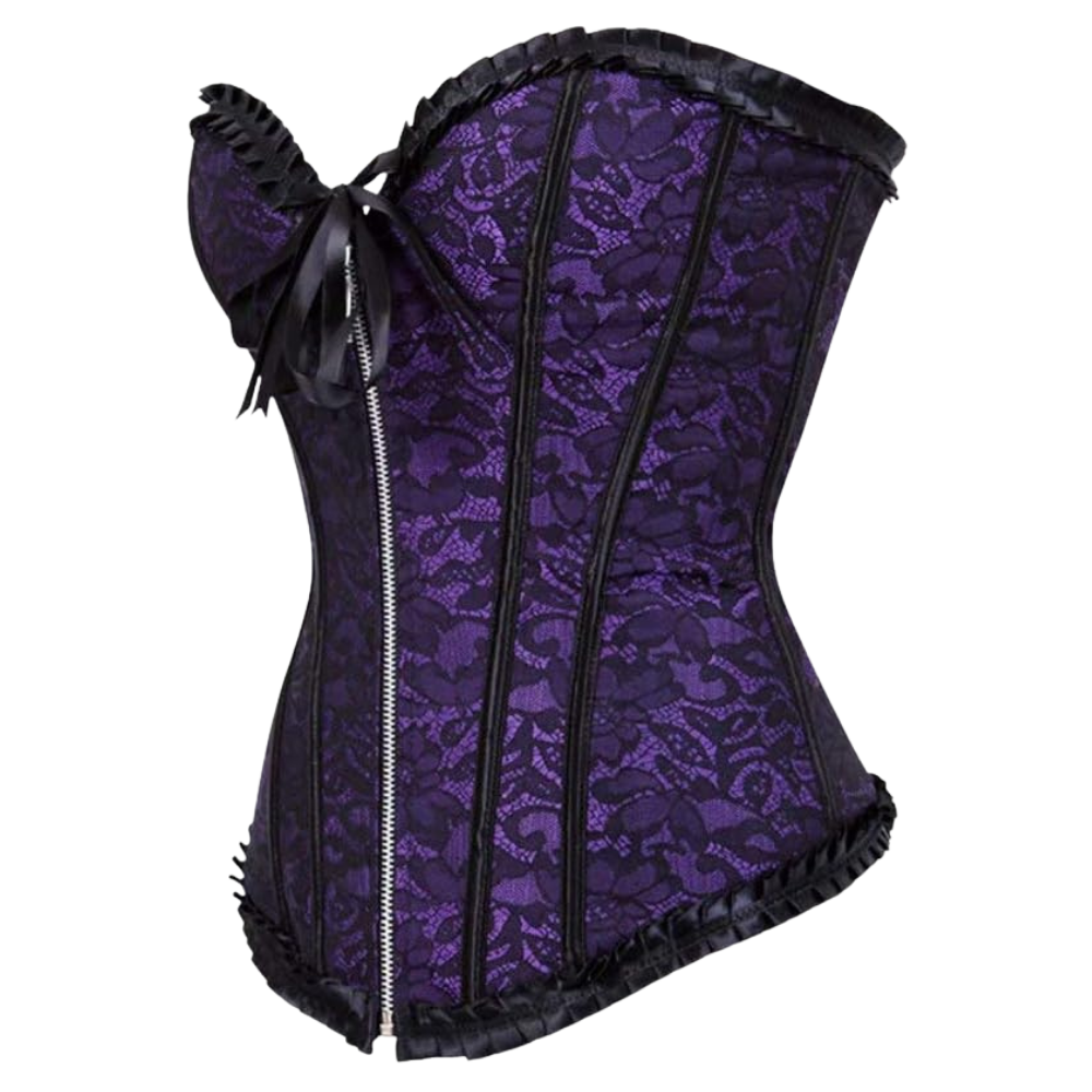 Vintage Floral Corset Bustier Top