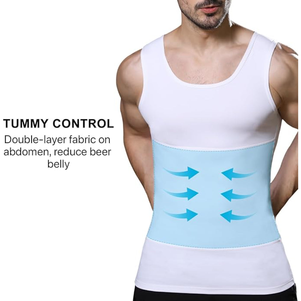Compression Tummy Control Tank-Secret Slim Wear